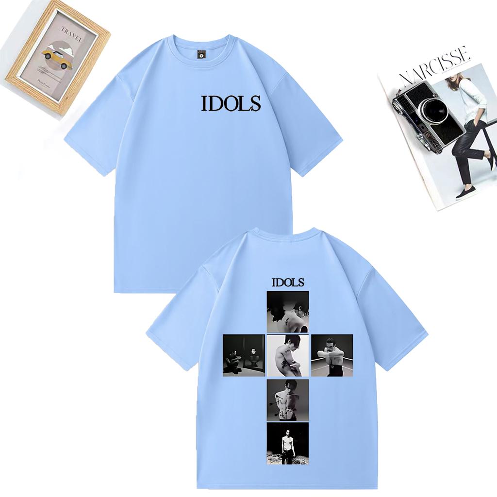 Singer Yungblud IDOLS 2025 New Album Tour T Shirt Unisex Women Streetwear Hip Hop Tops Cotton Vintage T Shirt Short Sleeve T Shirts