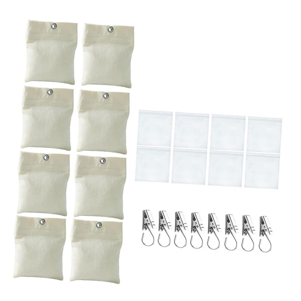 8Pcs Outdoor Curtain Weights Sandbags Professional Easy to Use Reusable Heavy Duty with