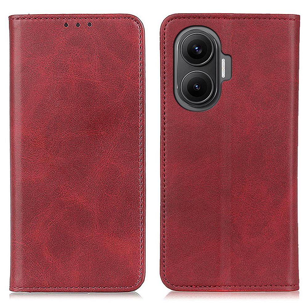 

Для Xiaomi Redmi Turbo 4 Pro 5G/Poco F7 5G Чохол Зі Спліт-Шкіри Відкидний Гаманець Чохол для Телефону E