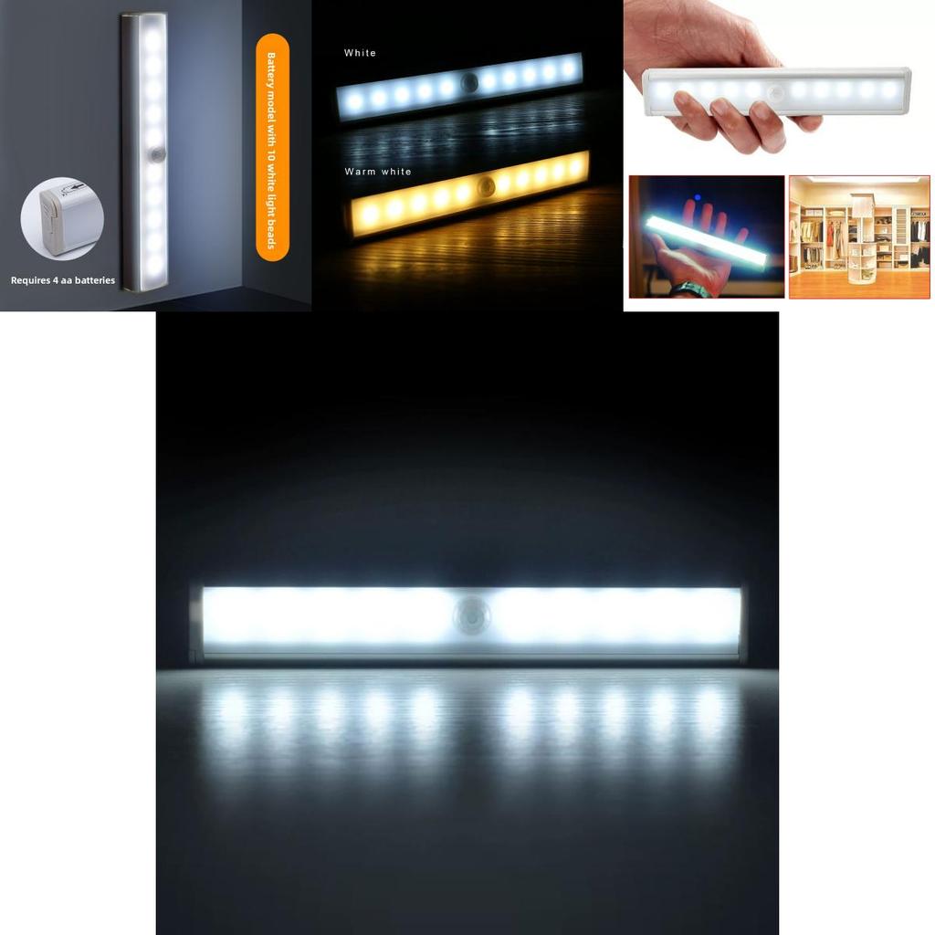 Small Night Light With Human Induction Battery Powered For Home Decor And Gift Use
