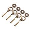 4pcsCelsiuspack   Simple Vintage Pull  s Cosmetic Case Jewelry Box Attachment Handle Brass