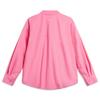 Li Ning Sports Fashion Series Solid Color Casual Long Sleeve Shirt Women Shirts Morning-Light-Pink ASHU460-2