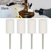 20pcs 2.35mm Shank Wool Polishing Buffing Wheel Grinding Head Jewelry Polishing Tool Accessory