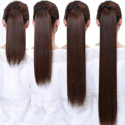 Super Long Straight Synthetic Ponytail Hair Extensions Hair Wig