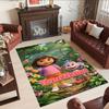 Dora Explorer Customize Your Name Floor Mat Suitable for Study room Outdoor Dining Room Playrooms Anti-slip Rug Office home decor