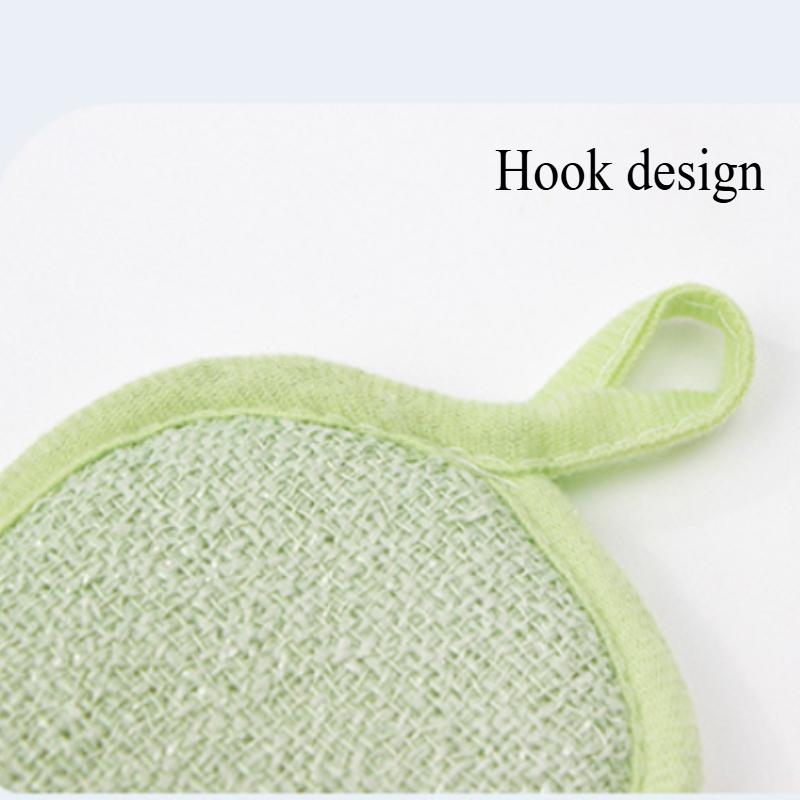 Magic Sponge Double-sided Dishwashing Pan Pot Dish Wash Rust Stain Sponge Kitchen Products Kitchen Utensil and Home
