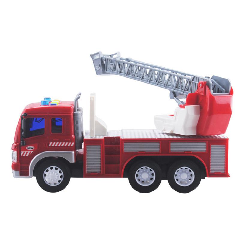 Fire Rescue 1:16 Scale Inertia Toy With Flashing Lights And Sound For Kids