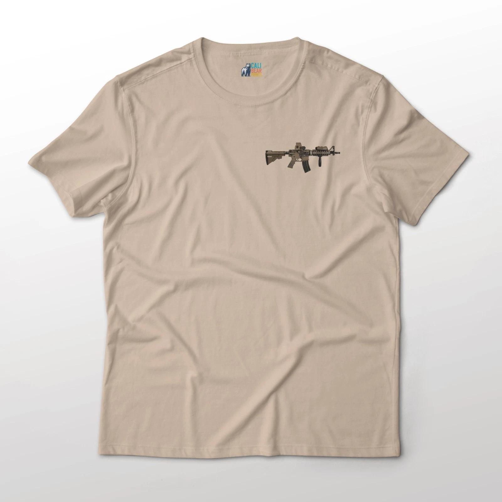 MK18 MOD 0 CQBR Gun Art Chest Graphic T-T-Shirt XL