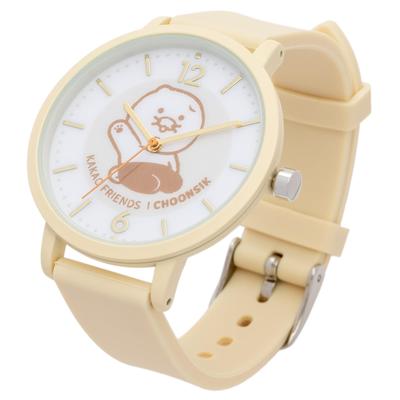 [Fieldwork] Watch Fieldwork Women's Kakao Friends Analog Silicone Belt Watch G Chunsik Yellow KKO001-1
