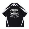 New Hot-selling Sweatpants European and American Street Trendy Corteiz Printed T-shirt Men's Sweatpants Top T-shirt