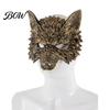 Wolf Cosplay Mask 3D Head Mask, High Elastic Lightweight Comfortable Werewolf Flexible Cushioning Costume with Adjustable Strap for