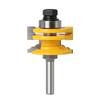 1Pc 8mm 12mm 1/2inch Shank Glass Door Rail & Stile Reversible Router Bit Wood Cutting Tool Woodworking Router Bits