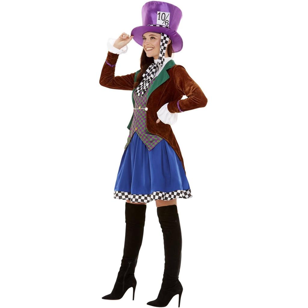 Smiffys Womens/Ladies Miss Hatter Costume Set