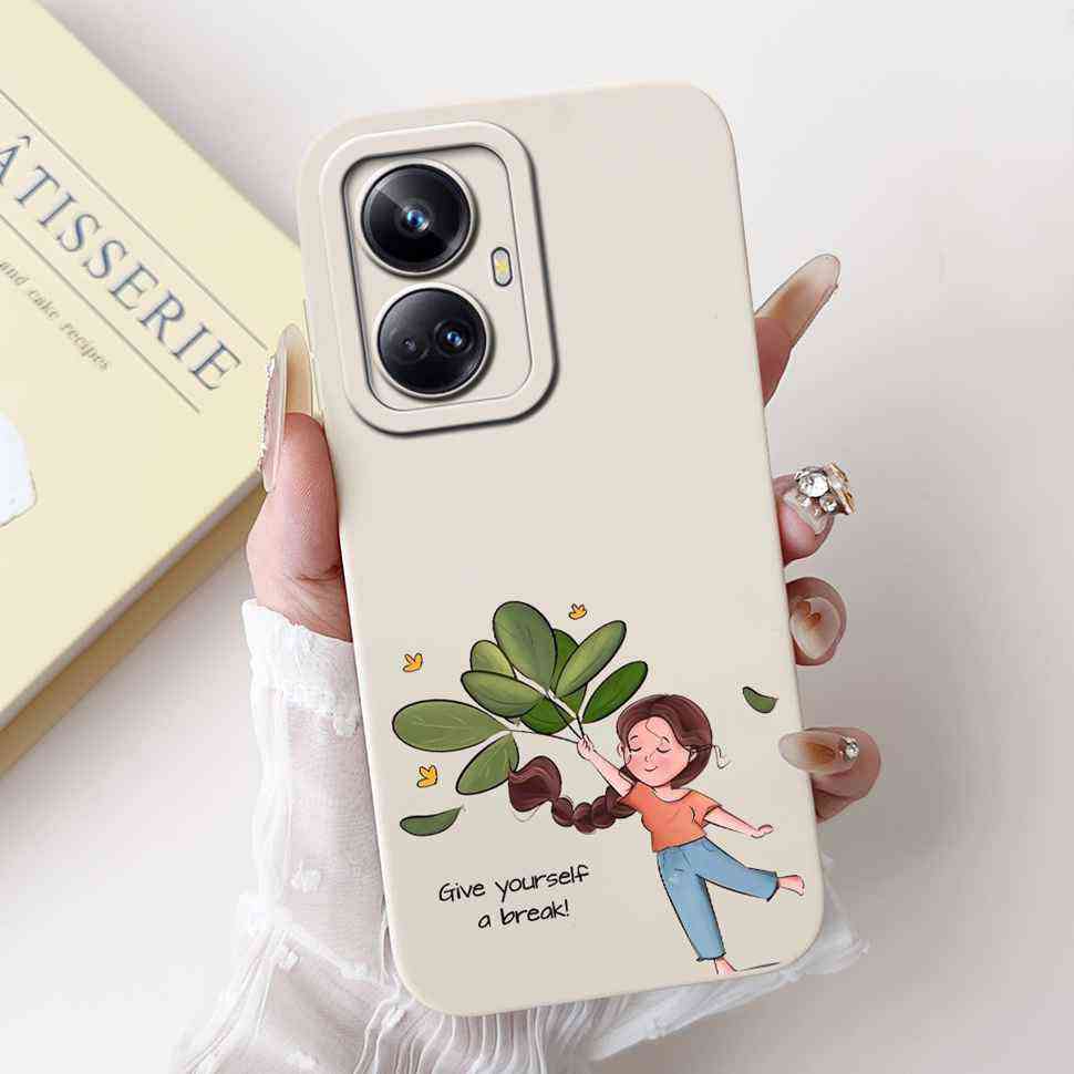 For Oppo Realme 10 Pro+ 5G Case Fashion Girl Luxury Cat Soft Silicone Cover For Realme 10 Pro+ 10pro Plus 6.7" Protective Shell