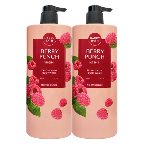 

HAPPY BATH Fruit Crush Body Wash Berry Punch 900g x2
