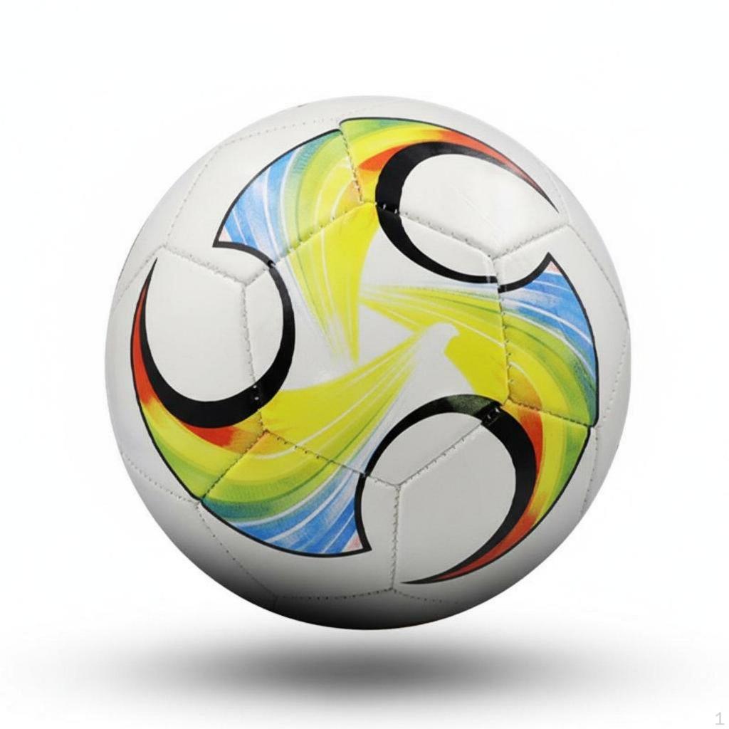 Klassischer Schwarz-Weißer Fußball Offizielle Größe & Gewicht Maschinengenähte Konstruktion