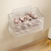 Storage Box No Drilling with Hollow Drain Holes Organizer Space-saving Storage Basket for Kitchen And Bathroom