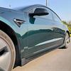 Tesla Model 3 Side Skirts: Four-Section Matte or Glossy Black Carbon Fiber Spoilers