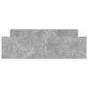 VidaXL Cadre de lit tête de lit et pied de lit gris béton 160x200 cm 3203764