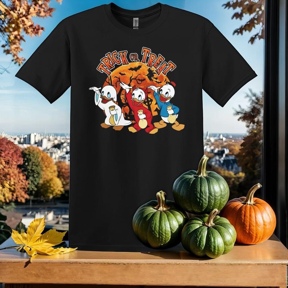 

Trick Or Treat Huey Dewey T-shirt T shirt Men Women Unisex Tshirt SY800 M