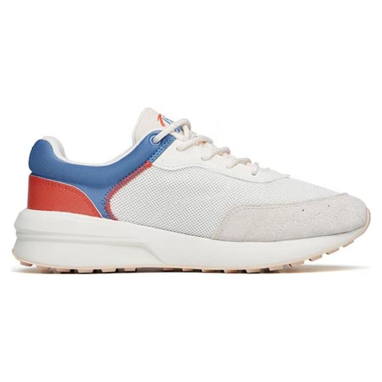 New Anta Cushioned Wear-Resistant Breathable Low-Top Casual Shoes Women's White Gray 122228871-5