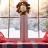 Christmas Wreath, Outdoor Lighted Christmas Wreath For Front Door, Xmas Wreath For Holiday Christmas Party Decorations