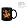 Rooster Ceramic Coffee Mug 3D Printed Chicken Design Tea Cup Hot Drinks Cup for Home Kitchen Restaurant Use