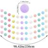 Pastel Pom Garland Hanging Easter Decorations Cute Rainbow Colorful Felt Ball Garland Baby Shower Birthday Party Supplies Favors