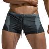 Beach Shorts Quick Dry Slim Nylon Stitching Color Men Swim Trunks for Surfing