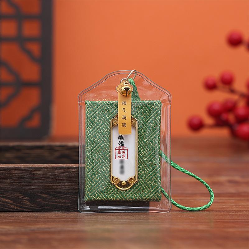 Chinese style Buddhism Monastery Temple Guan Yin Buddha Efficacious Amulet Pendant Bless Family Safety Health Good Luck Career