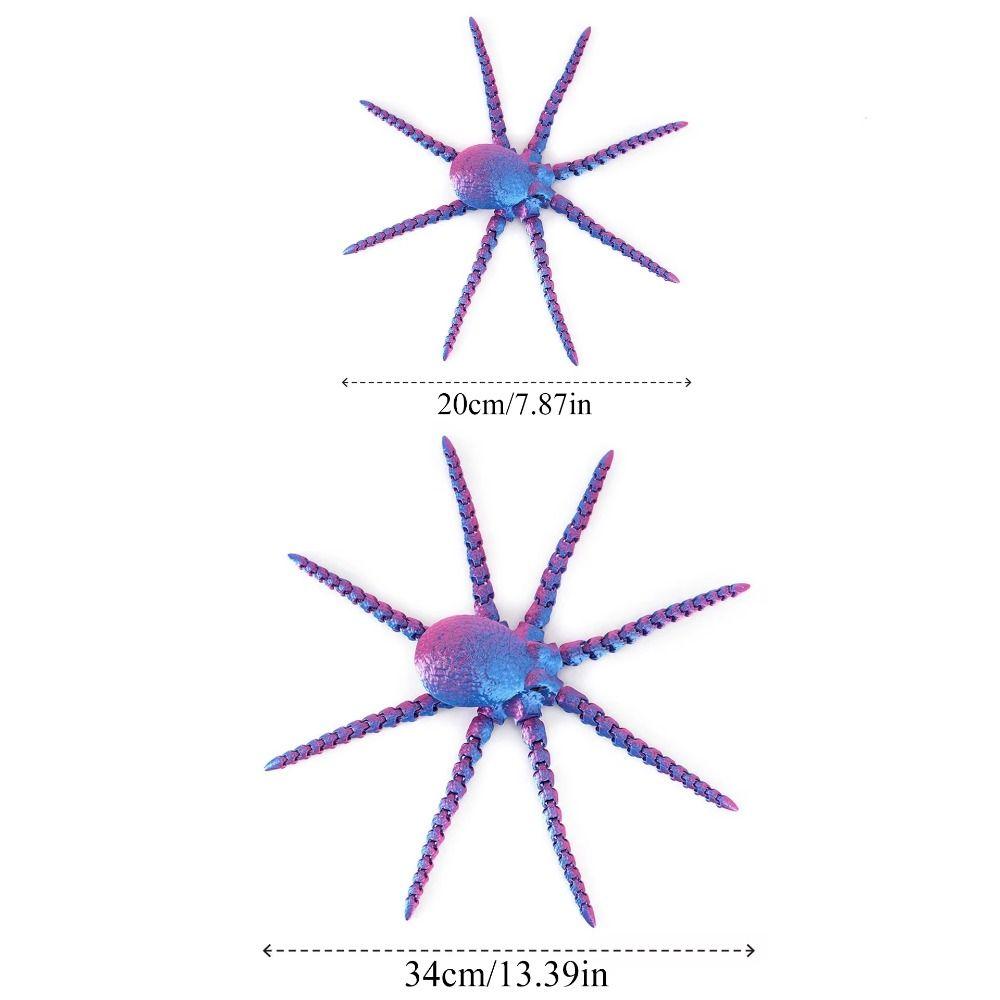 Eco-Friendly Material Articulated Octopusfish Jointed Body Poseable Tentacles  Living Room Decor
