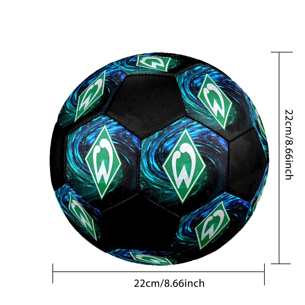 Balón de Fútbol SV Werder Bremen Talla 5 Colorido Cosido a Máquina PVC Listo para Competición Duradero Alto Rebote