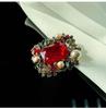 Perle Kristall Geometrische Brosche - Elegantes Retro Hofstil Anstecknadel Accessoire