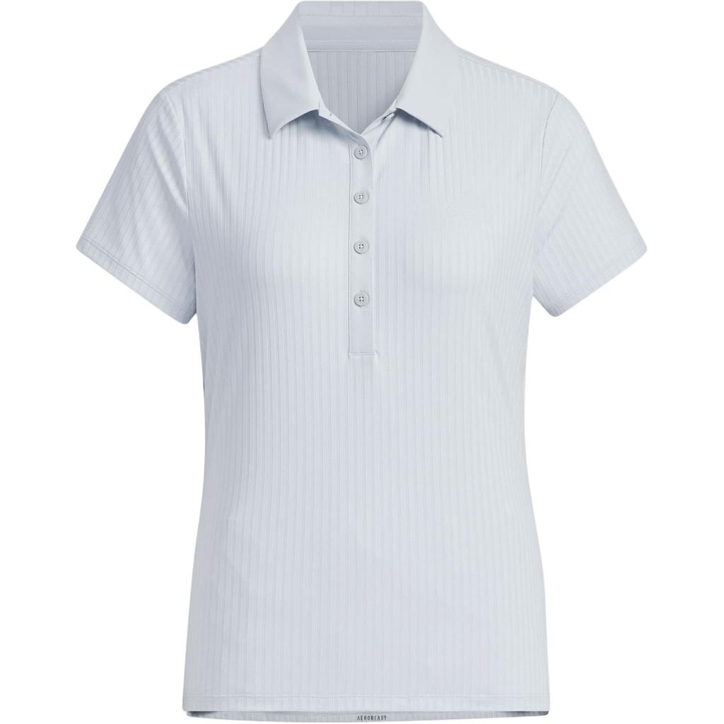 Adidas Dámské prodyšné polo tričko s rovným střihem a chladivým pocitem, světle modré JD5274