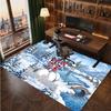 Diddl Personalized Crystal Velvet Carpet, Customized Name Text Soft Anti‑Slip Rug for Living Room Bedroom