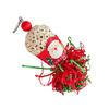 22cm Christmas Pet Hanging Chewing Toys With Bells Sola Balls Anxiety Relief Cage Accessories For Teeth Grinding Care