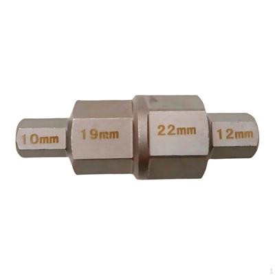 Hex Axle Tool for Motorcycle,10mm 12mm 19mm 22mm Removal Easy To Use Adapter Spindle