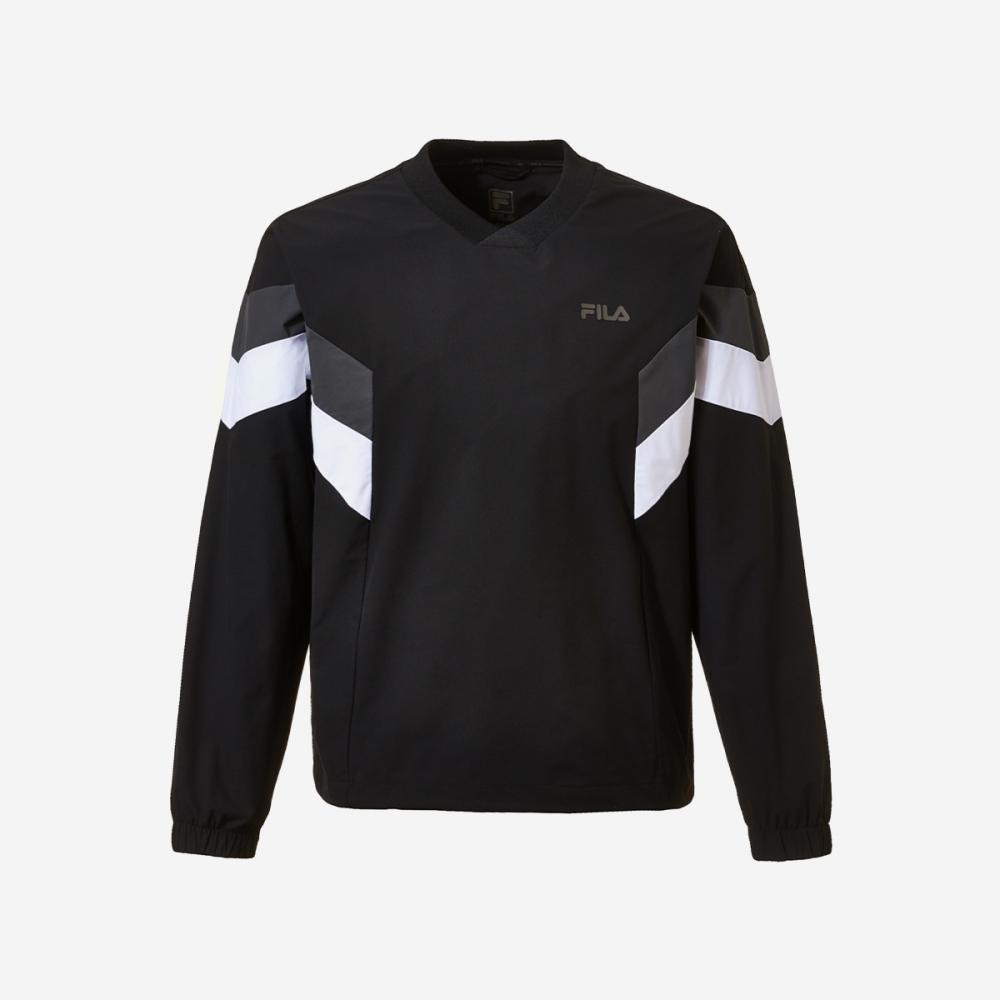 

Fila Uni Stretch Comfort Fit V Neck woVen Sweatshirt Fs2pog1205x Blk 95