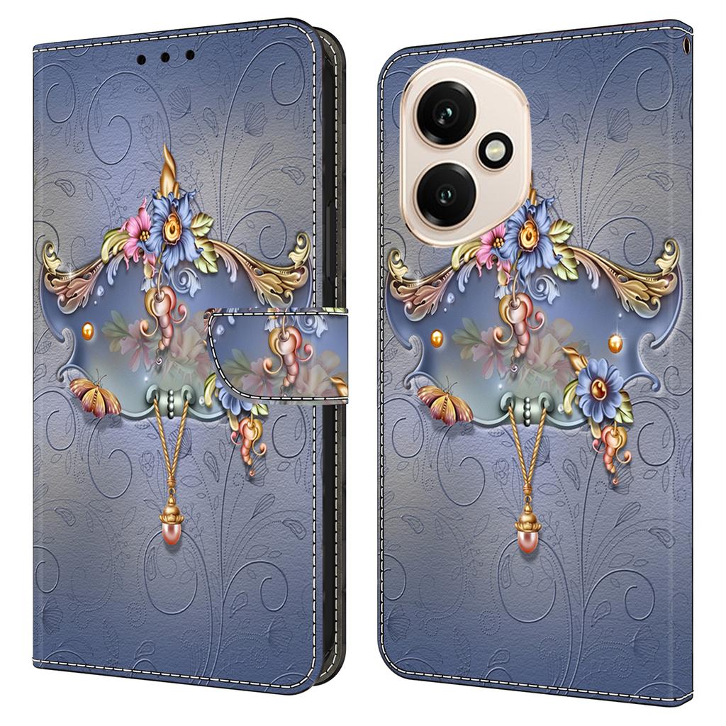 For Honor 400 5G (Global) Case PU Leather Wallet Phone Cover with Stand