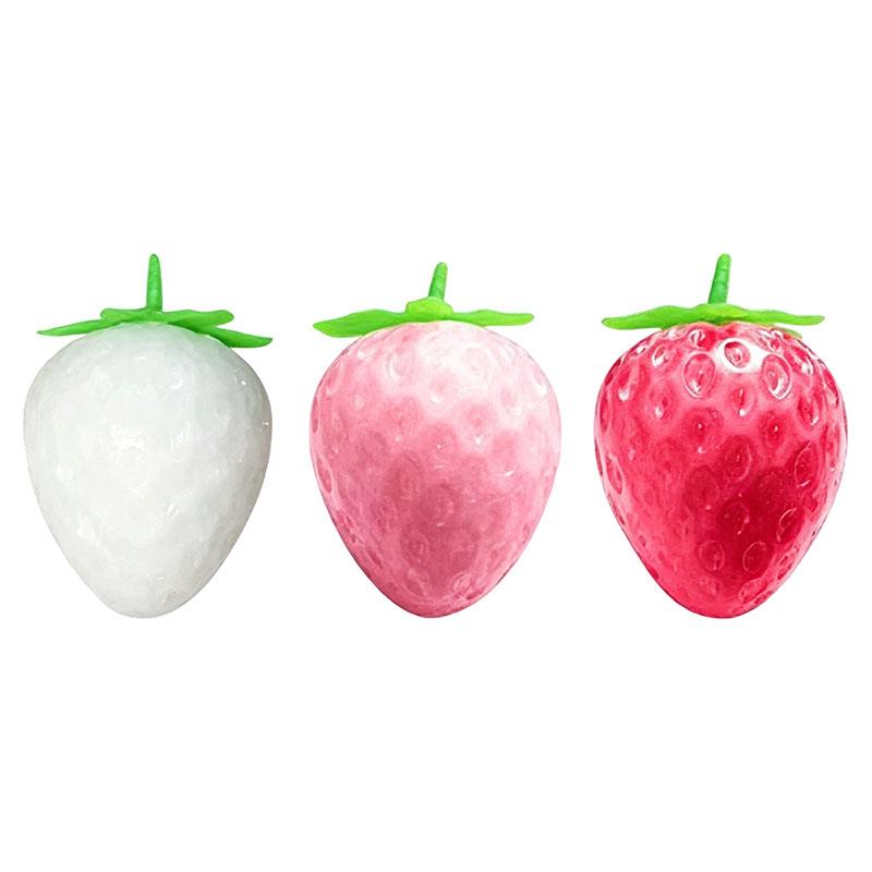 Schattig Aardbeien Stressverlichtend Speelgoed Aardbeien Decoratie Kinderfeest Cadeau Stressverlichtend Zachte Aanraking