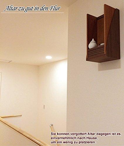 Modern Kamidana from Kamidana no Sato, Hinowa, a decorative walnut Kamidana