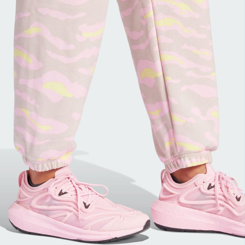 Adidas X Stella McCartney Printed Sweat Pants Women Bottoms Pink IN3629