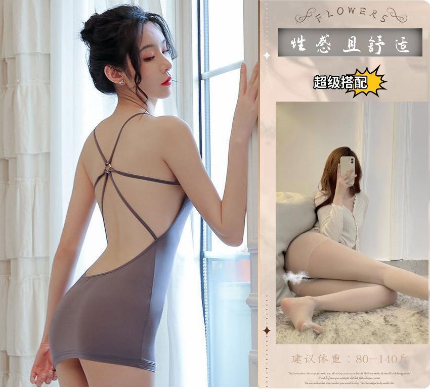 Sexy lingerie sexy suspender nightgown super sexy bed teasing temptation passion suit small chest transparent pajamas women