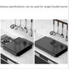 Black Gas Stove Cover 304 Stainless Steel Induction Cooker Rack Bracket Base Plate Cookers Utensils Kitchen Accessories
