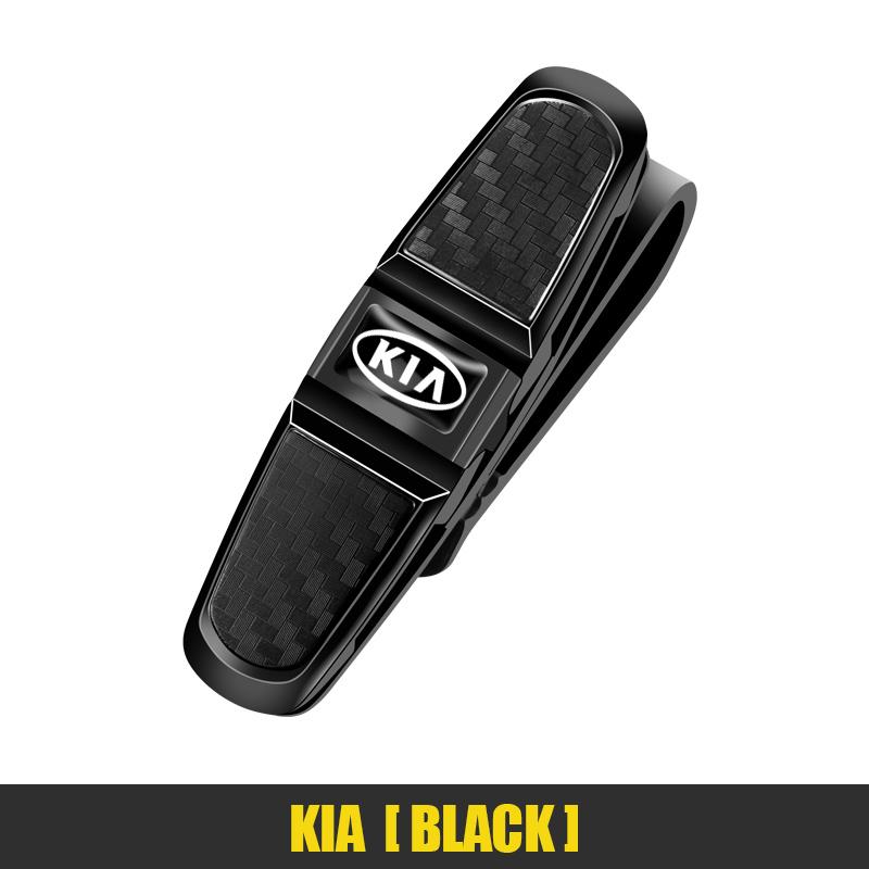 AANL1 1Pcs Car Sun Visor Sunglasses Ticket Card Clamp Auto Interior Accessories For Kia KN Sportage Ceed Picanto Rio ProCeed Forte K7