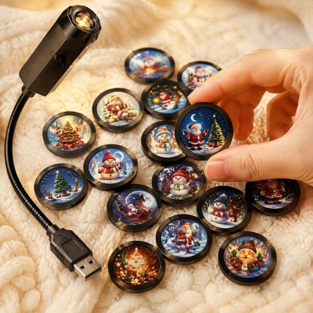 Creative LED Night Light LED Light Source Ambient Light Christmas Projector Lamp Indoor Decoration