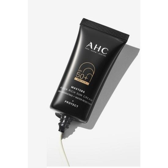 AHC Masters Aqua Rich Sunscreen SPF50+ PA++++ Hydrating Daily Sun Cream Twin Pack 30ml X2