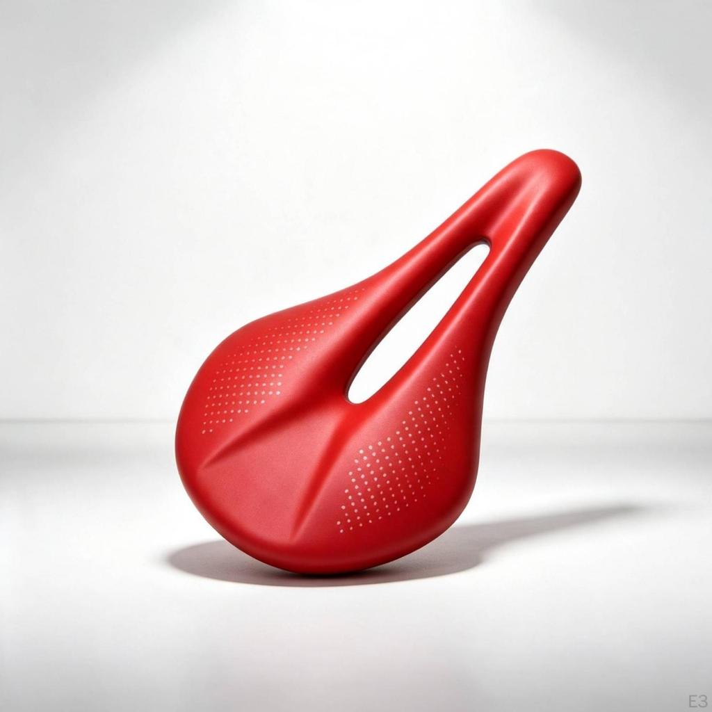 Hollow Bike Saddle Ergonomic Carbon Fiber Comfortable Gel Padded Seat for Cyclists,