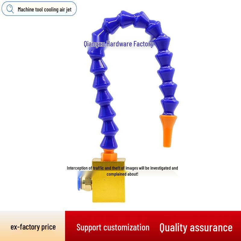 Adjustable Magnetic Base Air Nozzle with Universal Gooseneck Tube