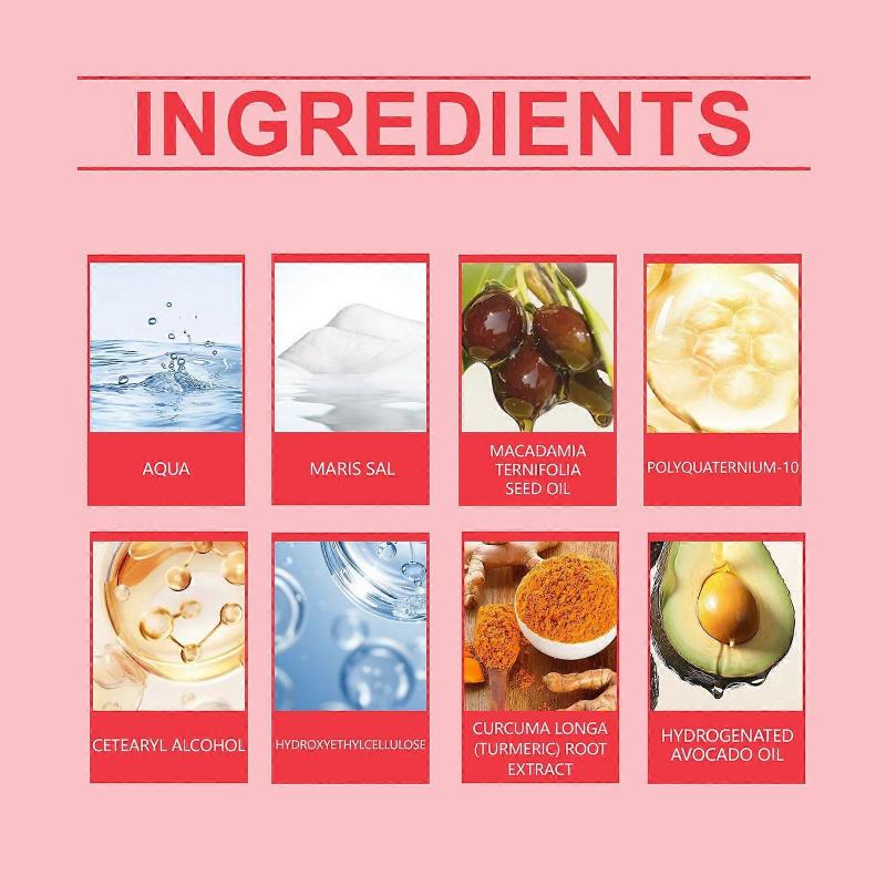 Exfoliating Shampoo Cleansing Hair Soothes Scalp Moisturizes Dry Hair and Smoothes Hair